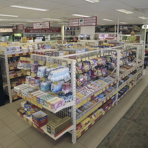 Scaffalatura di commercio - Optim shop fitting system - Dexion - con ripiani / per carichi leggeri
