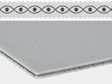 Nastro trasportatore flessibile - RR 12E-14 HC+ FSTR - Forbo Siegling GmbH - in MDF / in gomma / in tessuto
