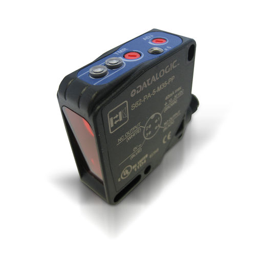 Sensore fotoelettrico tipo reflex - S62 series - Datalogic s.r.l. - con soppressione di sfondo / sensore a riflessione diretta / rettangolare