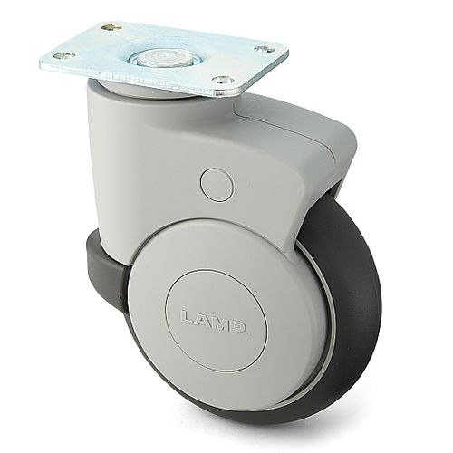 Ruota girevole - MX-125P - SUGATSUNE KOGYO CO., LTD. - con piastra girevole / con cuscinetto a sfere / con freno