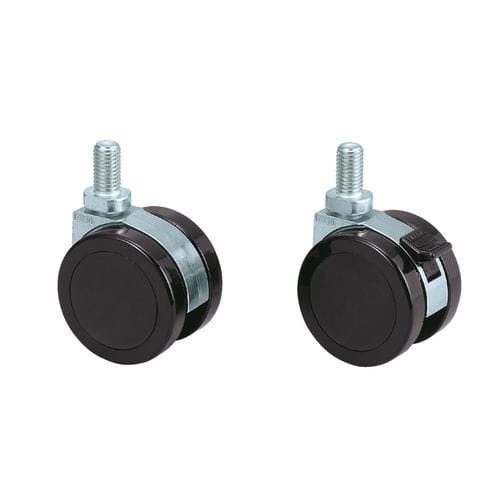Ruota girevole - GX60N12 - SUGATSUNE KOGYO CO., LTD. - con perno filettato / per carichi pesanti / con freno