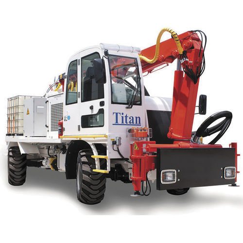 Spruzzatrice di calcestruzzo - IS26 - Titan Makina Ltd. Sti. - cingolata
