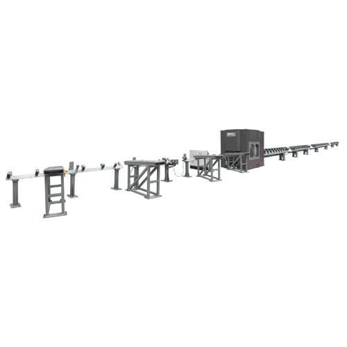 Linea di punzonatura CNC - GEKA - idraulica / per barre in alluminio / punzonatura