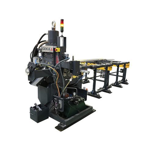 Linea di punzonatura CNC - ALFA 150 - GEKA - idraulica / per barre / per profilati piatto