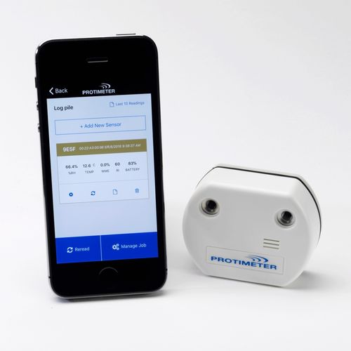Registratore di dati di temperatura - BLE® - PROTIMETER - di umidità / di umidità relativa / di umidità