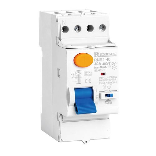 Interruttore automatico magnetico - RNR1-40-RCCB - WENZHOU RENA ELECTRIC CO.,LTD - a bassa tensione / della corrente residua / per la distribuzione