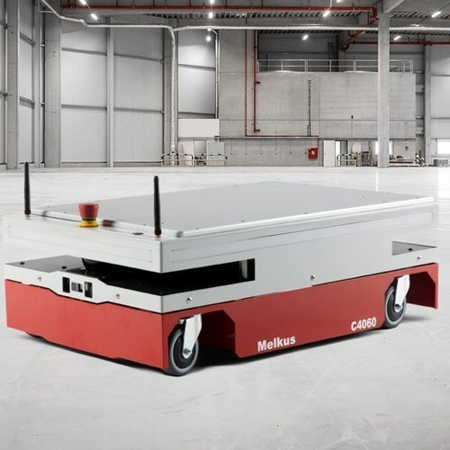 AGV con piattaforma - C4060 - MELKUS Mechatronic GmbH - di trasferimento / da trasporto / con alimentazione a batteria