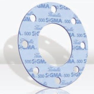 Foglio di guarnizione PTFE - Sigma 500 - Flexitallic - con flangia / per applicazioni chimiche