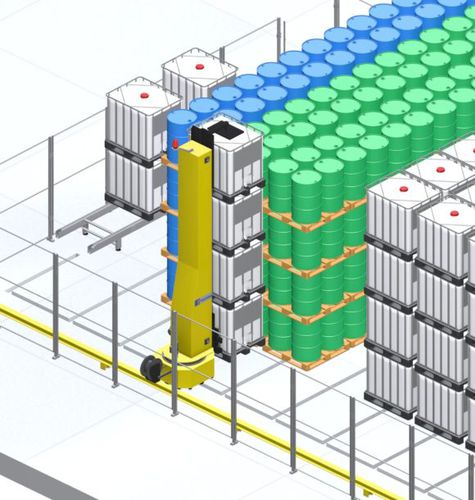 Magazzino automatico verticale - TEYMASA - per contenitore IBC / di fusti
