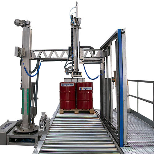 Riempitrice semiautomatica - PST-1000 - TEYMASA - per fusti su pallet / IBC / per bidone