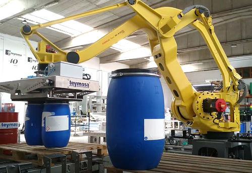Pallettizzatore robotizzato - TEYMASA - industriale / di fusti / per container vuoti