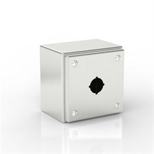 Scatola a parete - SL-XPB1-S316-22.5 - Electrix International Ltd - quadrata / in acciaio inossidabile / per pulsante