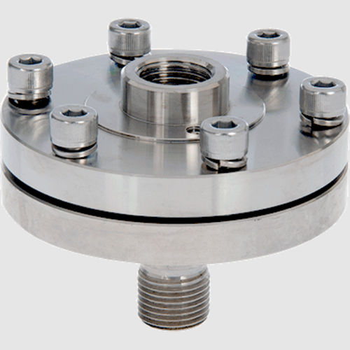 Separatore a membrana con raccordo filettato - S101SLSR series - GESA TERMOMETROS - per manometro / per applicazioni ad alta pressione / per processi chimici