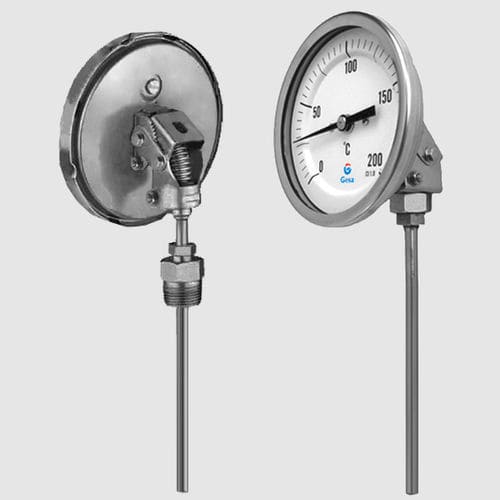 Termometro bimetallico - D02D series - GESA TERMOMETROS - con quadrante / IP54 / per condizioni estreme