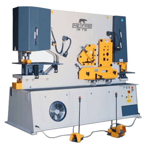 Punzonatrice-cesoia semiautomatica - IW 175 - Metfab - idraulica / per profilati / per barre