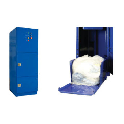 Pressa imballatrice per sacchi - Ceco Equipment Ltd - verticale / a carico frontale / a camera singola