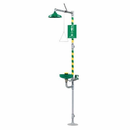 Doccia di sicurezza da terra - PLS1358  - New Pig - con lavaocchi