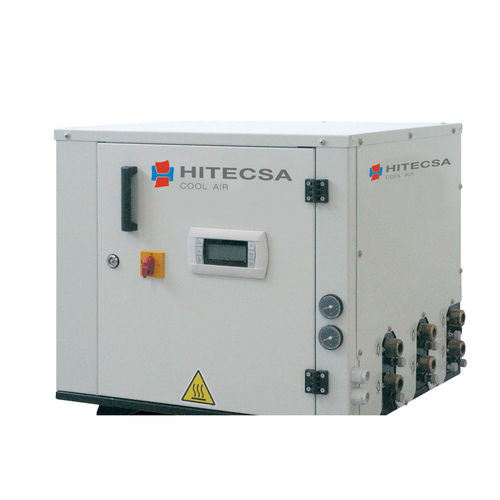 Raffreddatore riscaldatore d'acqua - EWNX - HIPLUS AIRE ACONDICIONADO S.L. - a compressore a spirale / a condensazione ad acqua
