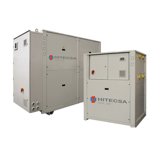 Raffreddatore riscaldatore d'acqua - EWMX - HIPLUS AIRE ACONDICIONADO S.L. - a compressore a spirale / a condensazione ad acqua