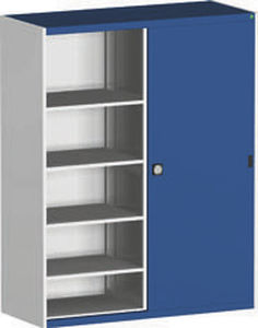 Armadio di stoccaggio - 402 series - bott - a pavimento / a ripiani / a porte scorrevoli
