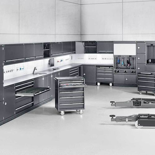 Carrello da officina 3 cassetti - cubio - bott