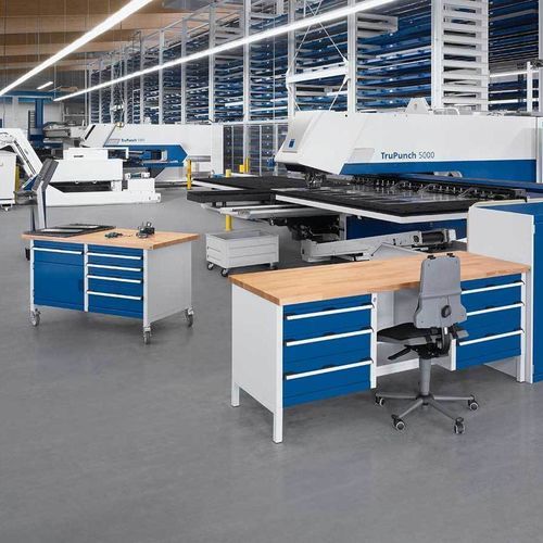 Banco da lavoro in legno - 41002 series - bott - per garage / per assemblaggio / per officina
