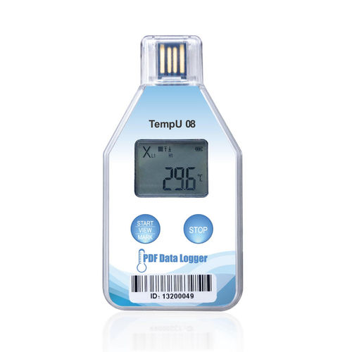 Data logger di temperatura - TEMPU 08 - Tzone Digital Technology Co., Ltd. - USB / con display LCD / per stoccaggio