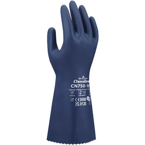 Guanti da lavoro - CN750 - SHOWA - per l'industria chimica / per il settore agricolo / di protezione chimica