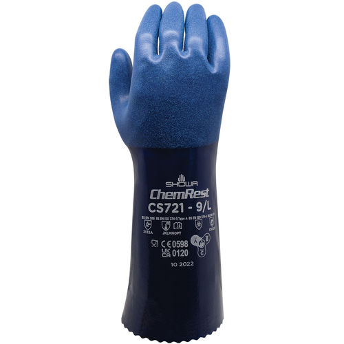 Guanti da lavoro - CS721 - SHOWA - per l'industria agroalimentare / industriale / per l'industria chimica