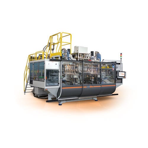 Macchina di soffiaggio di estrusione - PB15E series - Plastiblow - per bottiglie / per container / a doppia stazione