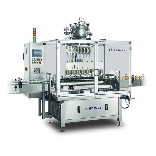 Riempitrice automatica - MLF-08-FM - Rejves Machinery S.r.l - per bottiglie / per prodotti alimentari / per succhi di frutta