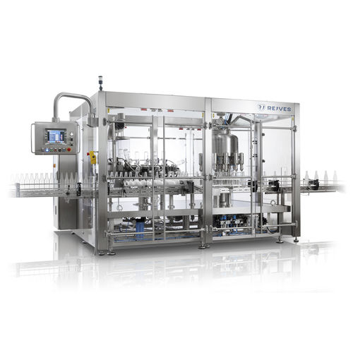 Sciacquatrice riempitrice chiuditrice per liquidi - MR-SC-20/NW-12 - Rejves Machinery S.r.l - per prodotti farmaceutici / per prodotti cosmetici / per l'industria alimentare e delle bevande