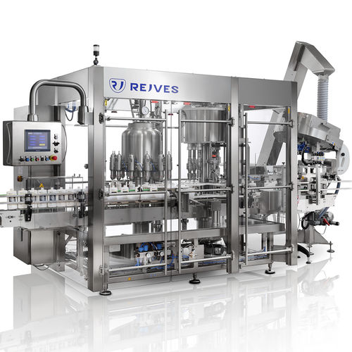 Riempitrice chiuditrice rotativa - MR-NW-PF - Rejves Machinery S.r.l - automatica / per flaconi / monoblocco