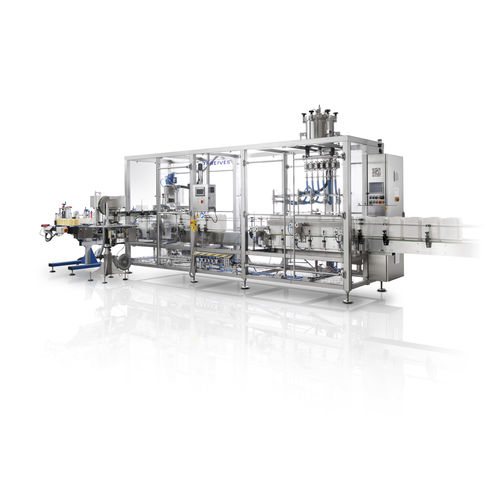 Riempitrice chiuditrice automatica - FM-6/TM-PF-1 - Rejves Machinery S.r.l - per liquidi / monoblocco / lineare