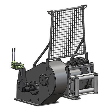 Argano idraulico - HMW 30.0 THT - Hammer Winch - per carichi pesanti / di tiraggio / per veicolo