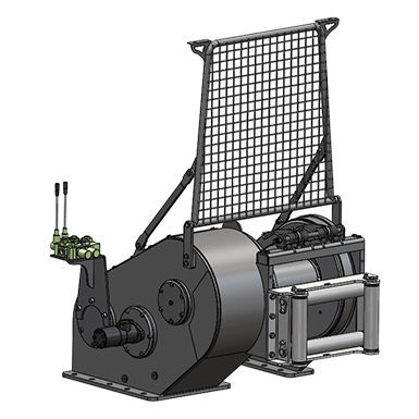 Argano idraulico - HMW 45.0 THT - Hammer Winch - per carichi pesanti / di tiraggio / a ingranaggi