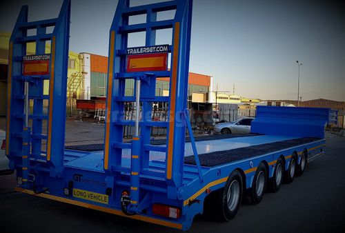 Semirimorchio a pianale - Gt Semi Trailers - extra ribassato / a 5 assi / trainato