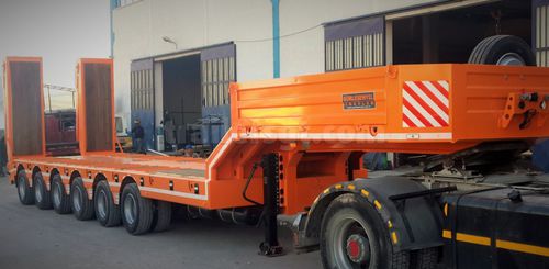 Semirimorchio a pianale - Gt Semi Trailers - extra ribassato / da cantiere / a 6 assi