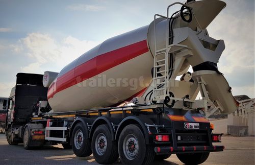 Semirimorchio cisterna - Gt Semi Trailers - per calcestruzzo / a 3 assi / trainato