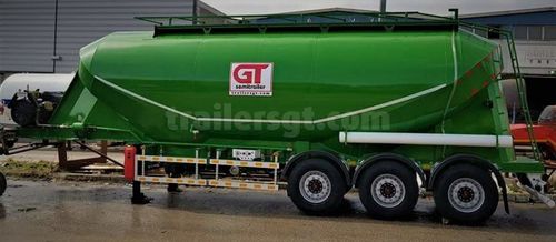 Rimorchio cisterna - Gt Semi Trailers - per cemento / a 3 assi / trainato