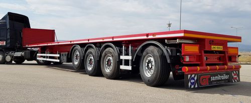 Semirimorchio a pianale - Gt Semi Trailers - per merce / a 3 assi / a 4 assi
