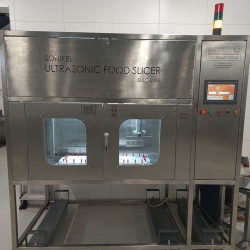 Macchina tagliatorte ad ultrasuoni - Sonikel Ultrasonics - automatica / per prodotti surgelati