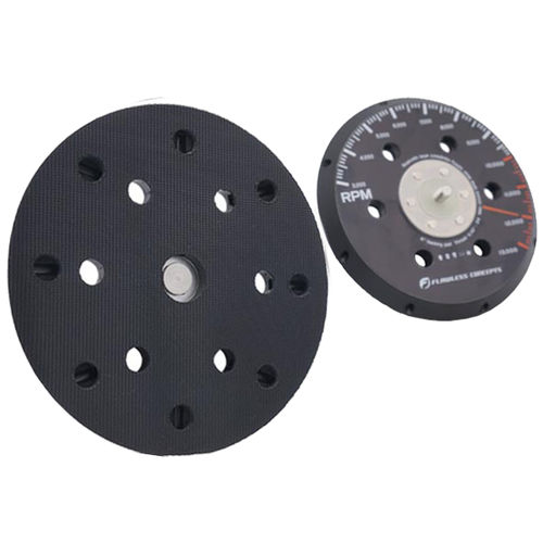 Disco abrasivo di carteggiatura - 6" 15 HOLES BLACK SHORT NAP - Flawless Concepts
