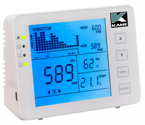 Monitor di controllo della qualità dell'aria interna - KANE-CO2 - Kane International