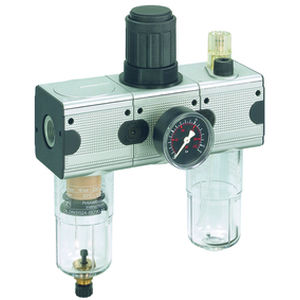 Filtro regolatore lubrificatore per aria compressa - 112610 - ITV - in alluminio / robusto / modulare