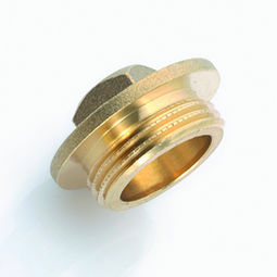 Tappo rotondo - 4017 series - ITV - a bordi paralleli / maschio / in ottone