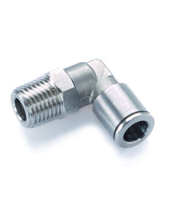 Raccordo pneumatico - STX 022 k - ITV - filettato / push-in / a gomito