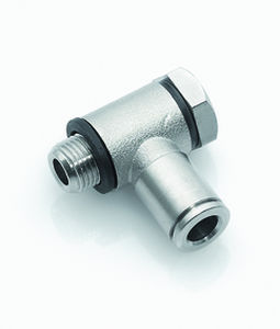 5x Raccordi Pneumatici Angolo 90° M5 Su 6mm - Ottone Per Aria Compressa, 16 Bar - Foto 3