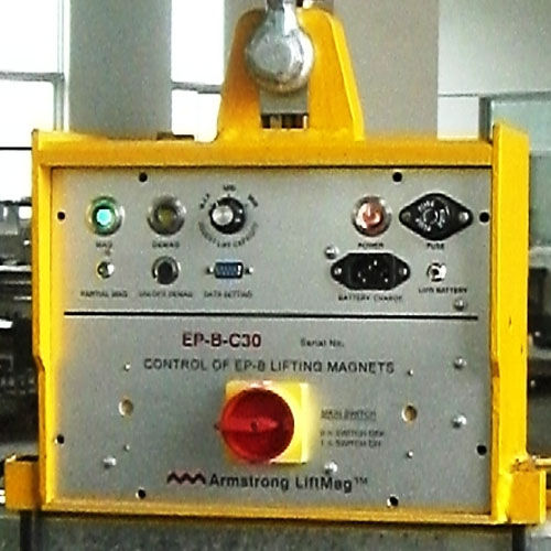Elettromagnete di sollevamento a commutazione elettrica - EPBS-C30 - Armstrong Magnetics Inc. - per lamiera / a batteria / rettangolare