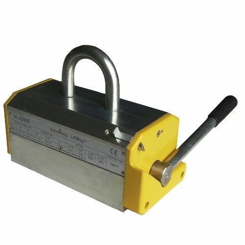 Magnete permanente di sollevamento a commutazione manuale - NL-2200B - Armstrong Magnetics Inc. - per lamiera / per movimentazione / per carico ferroso piatto o cilindrico